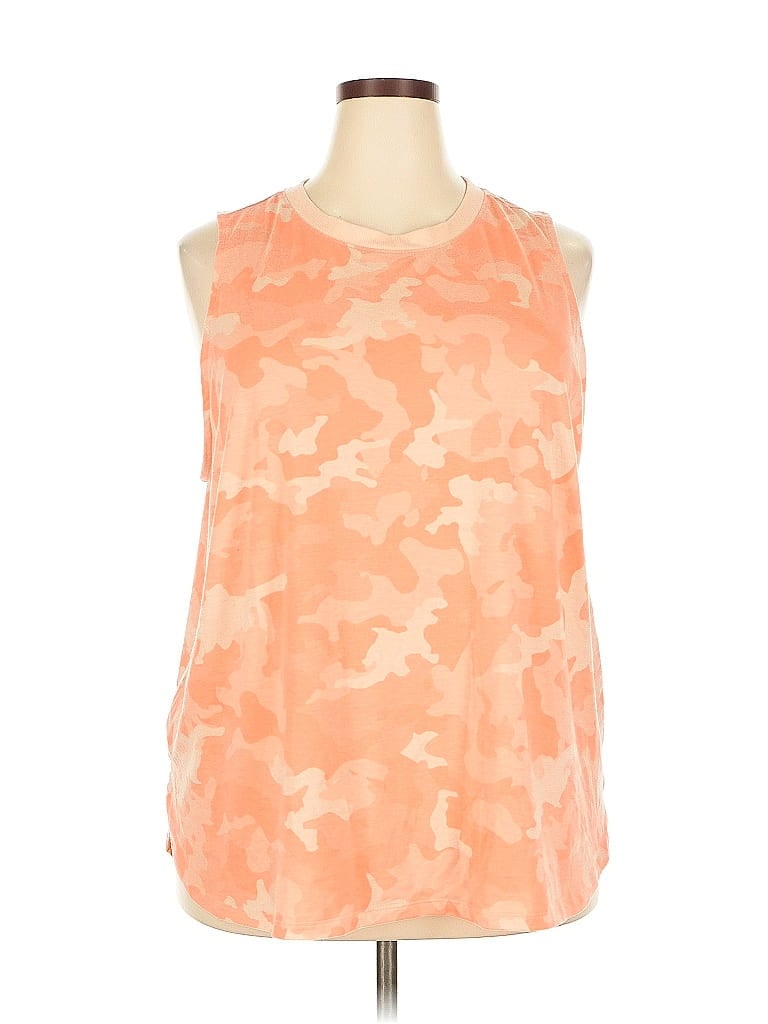 Pre-owned Tek Gear Sleeveless T-shirt In Orange