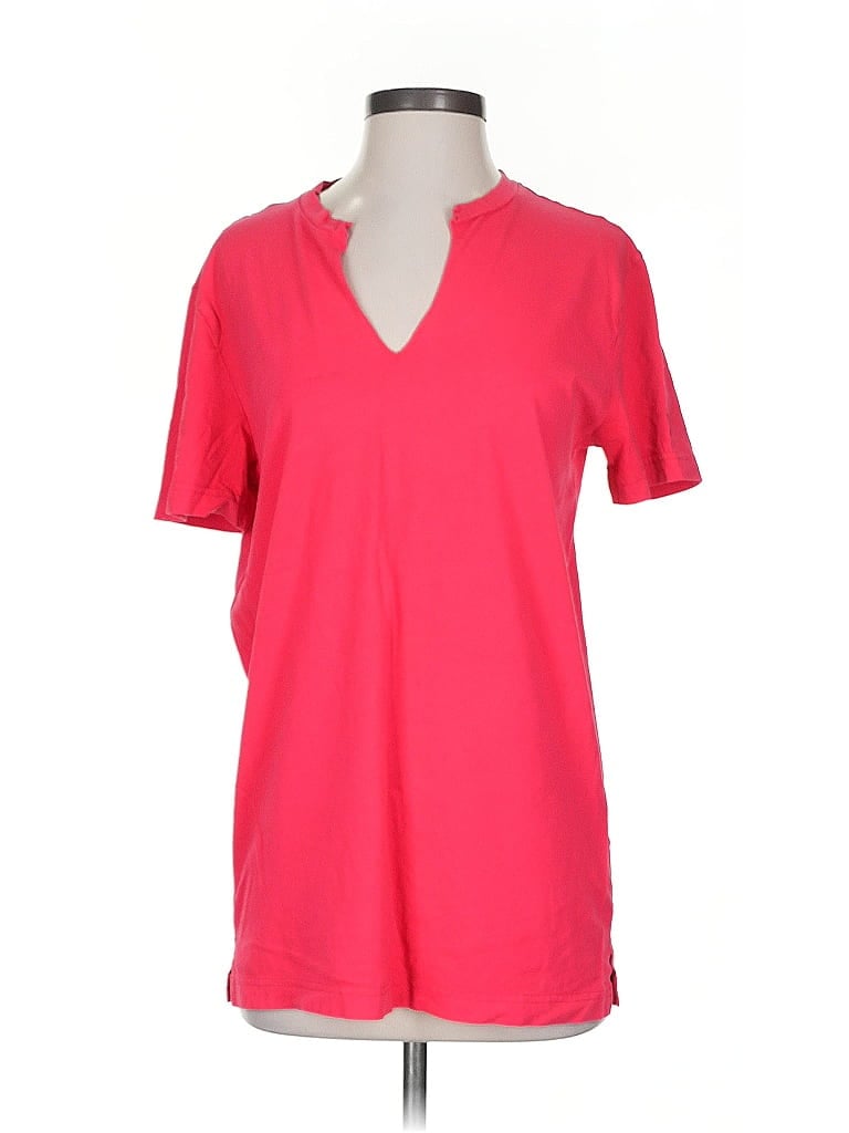 Pre-owned Victoria's Secret Pink Short Sleeve T-shirt In Pink