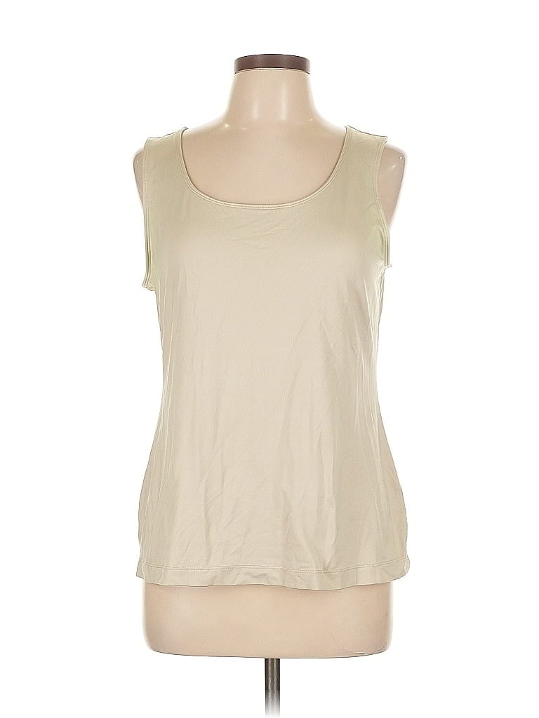 Pre-owned Charter Club Sleeveless T-shirt In White