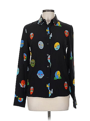 Stella McCartney Long Sleeve Silk Top (view 1)