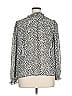 Only 100% Polyester Print Silver 3/4 Sleeve Blouse Size XL - photo 2