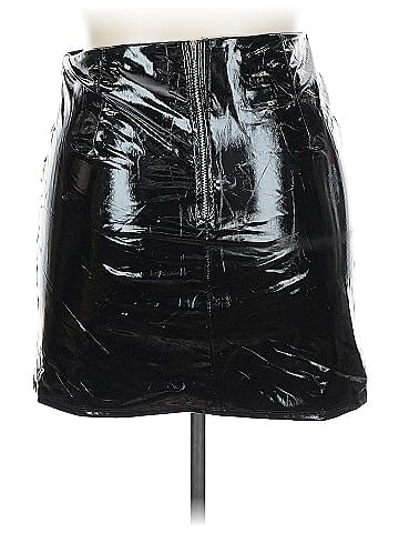 Fashion Nova Faux Leather Skirt (view 2)