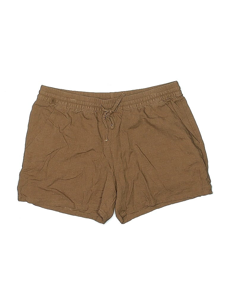 Pre-owned Divided By H&m Khaki Shorts In Brown