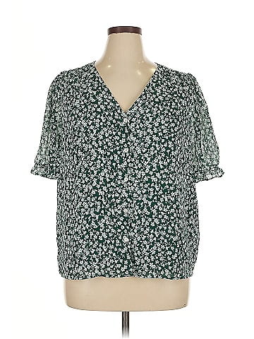 J.Crew Factory Store Short Sleeve Blouse (view 1)