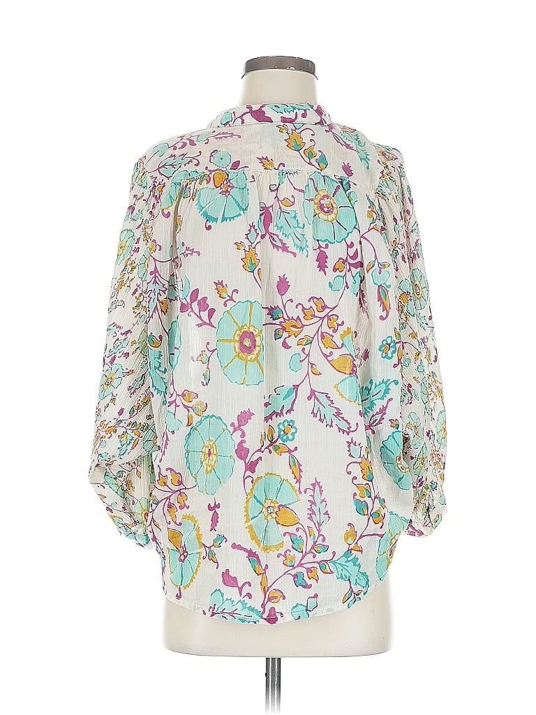 Click to view more detailed imagery on our partner's website Pre-owned Pilcro 3/4 Sleeve Blouse In White