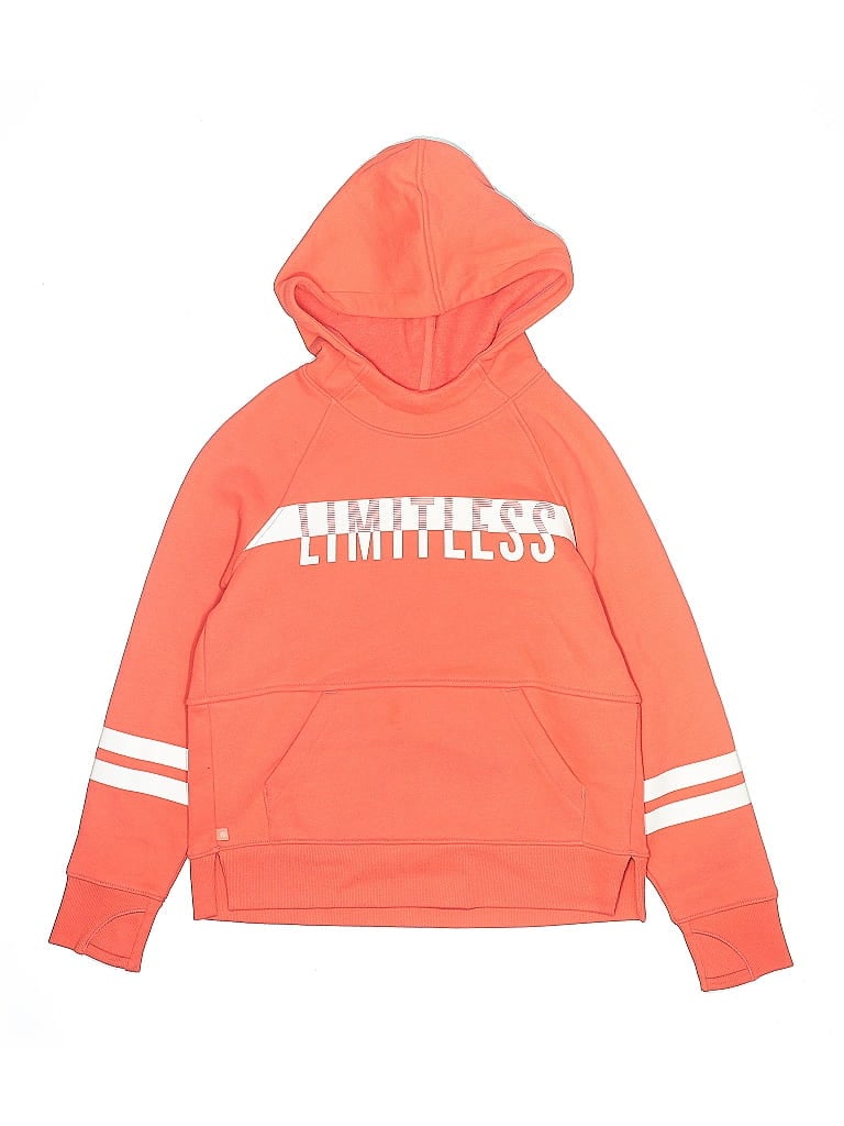 Click to view more detailed imagery on our partner's website Pre-owned Athleta Girl Kids' Pullover Hoodie In Orange