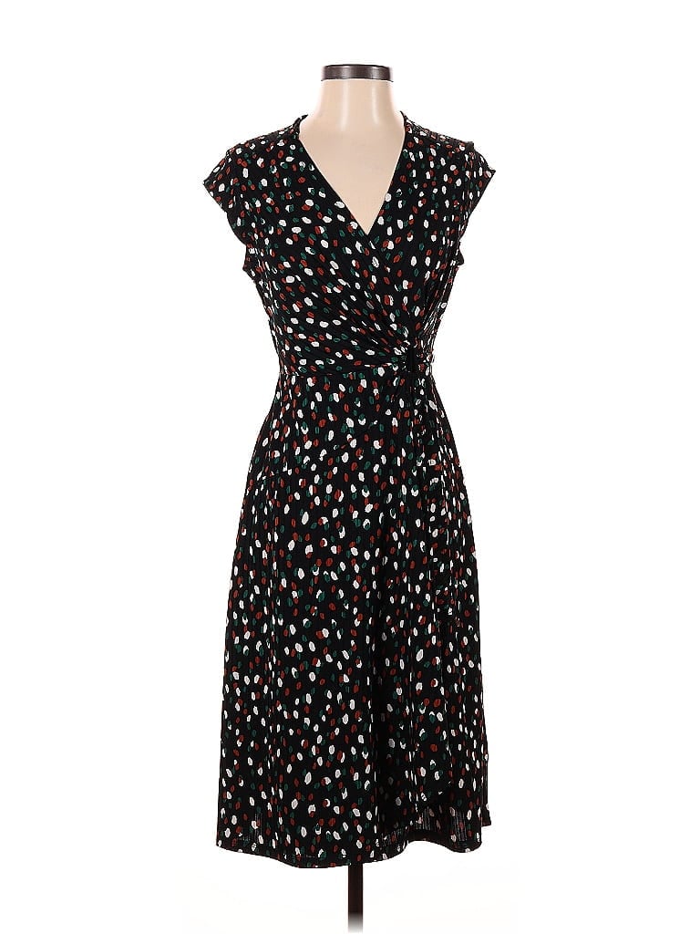 Pre-owned Signature By Robbie Bee Casual Dress In Black