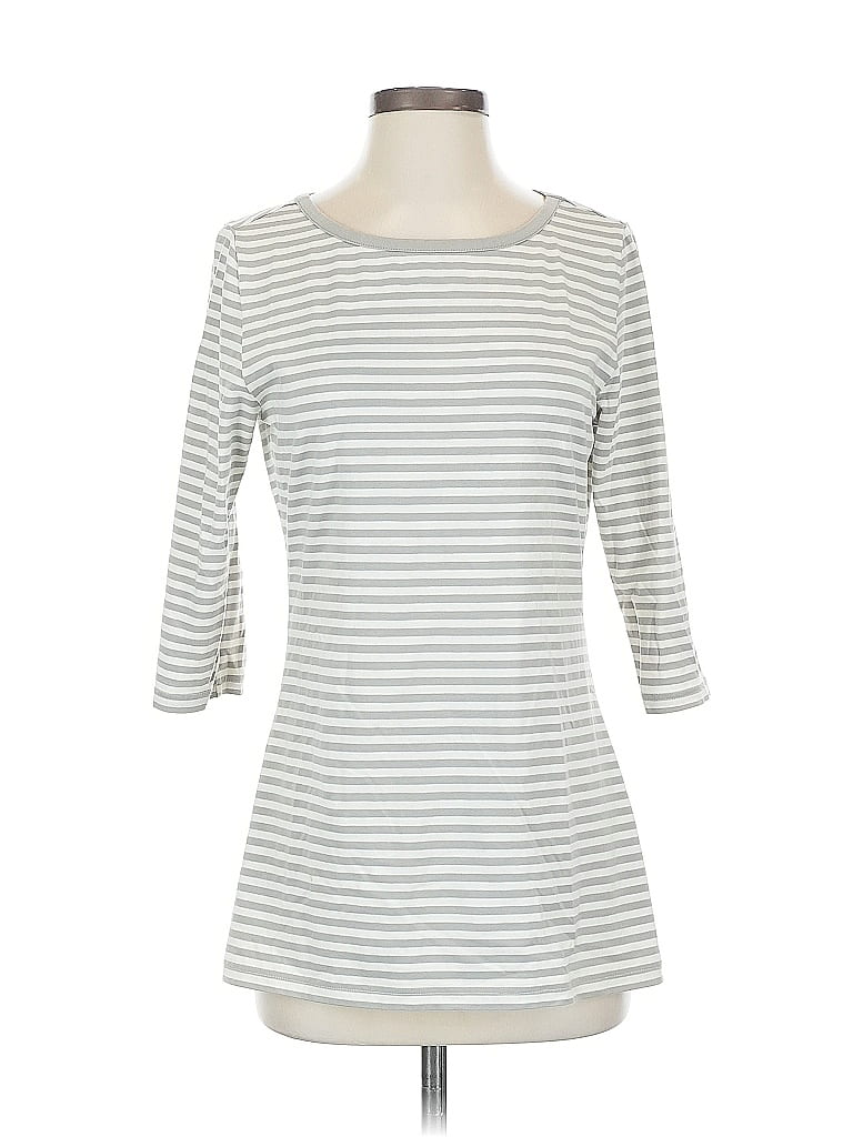 Pre-owned Matilda Jane 3/4 Sleeve T-shirt In Gray