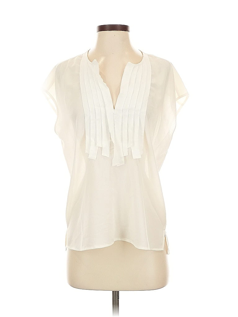 Click to view more detailed imagery on our partner's website Pre-owned Jcrew Short Sleeve Blouse In White