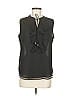 Tommy Hilfiger 100% Polyester Black Sleeveless Blouse Size M - photo 1