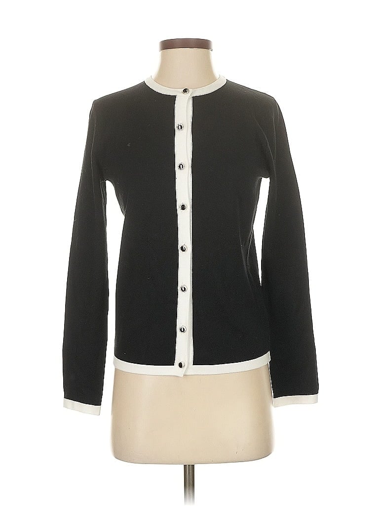 Pre-owned Assorted Brands Cardigan Sweater In Black