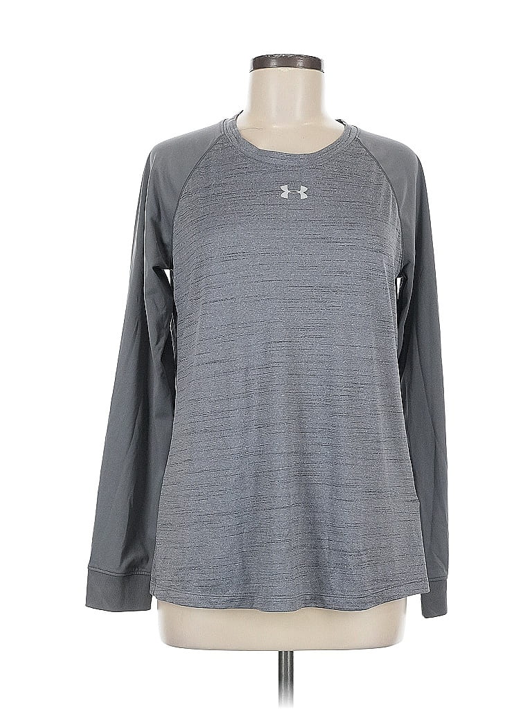 Click to view more detailed imagery on our partner's website Pre-owned Under Armour Long Sleeve T-shirt In Gray