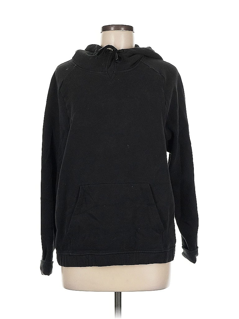 Pre-owned Lululemon Athletica Pullover Hoodie In Black