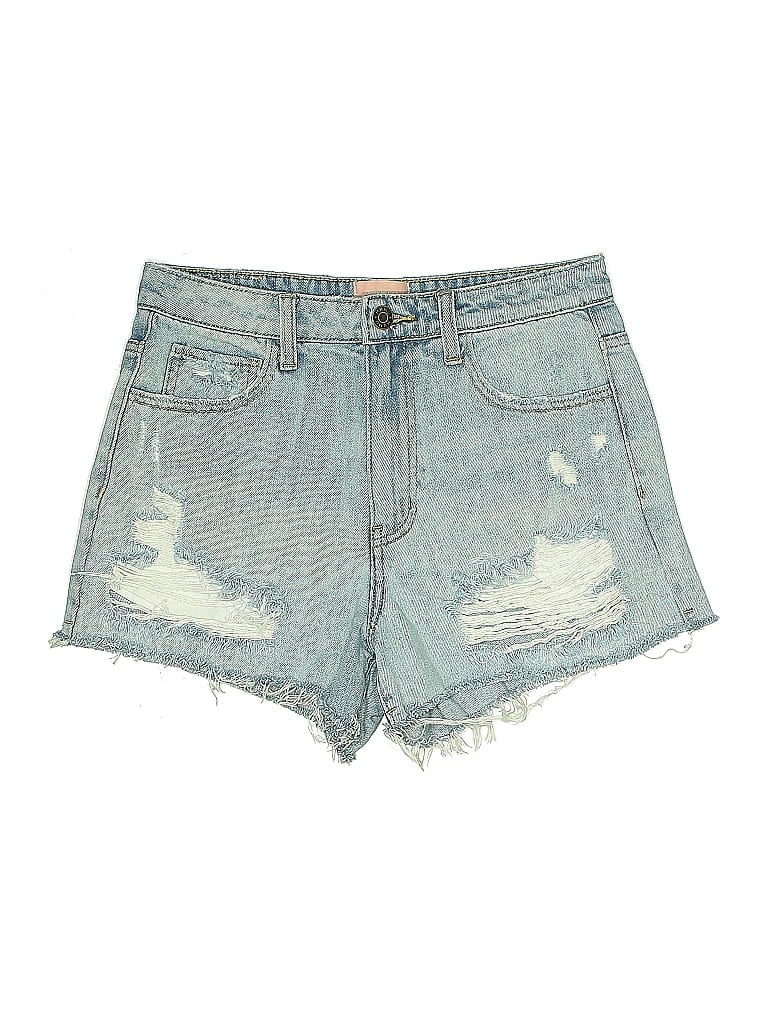 Pre-owned Show Me Your Mumu Denim Shorts In Blue