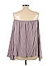 Miss Chievous 100% Rayon Gray 3/4 Sleeve Blouse Size XL - photo 2