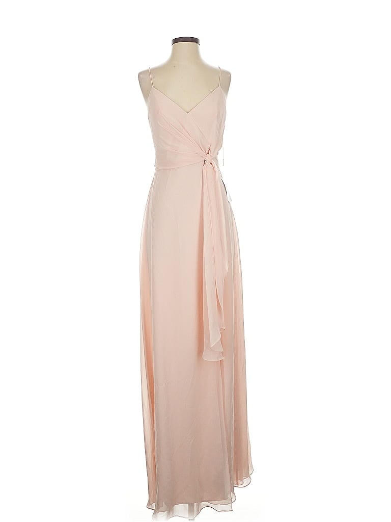 Pre-owned Jenny Yoo Collection Cocktail Dress In Brown