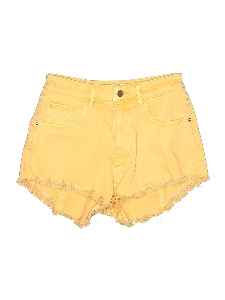 Pre-owned Dl1961 Denim Shorts In Yellow