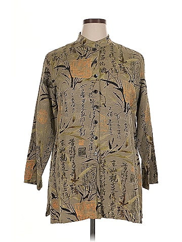 Chico's Design 3/4 Sleeve Silk Top (view 1)