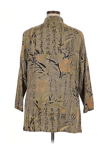 Chico's Design 3/4 Sleeve Silk Top (view 2)