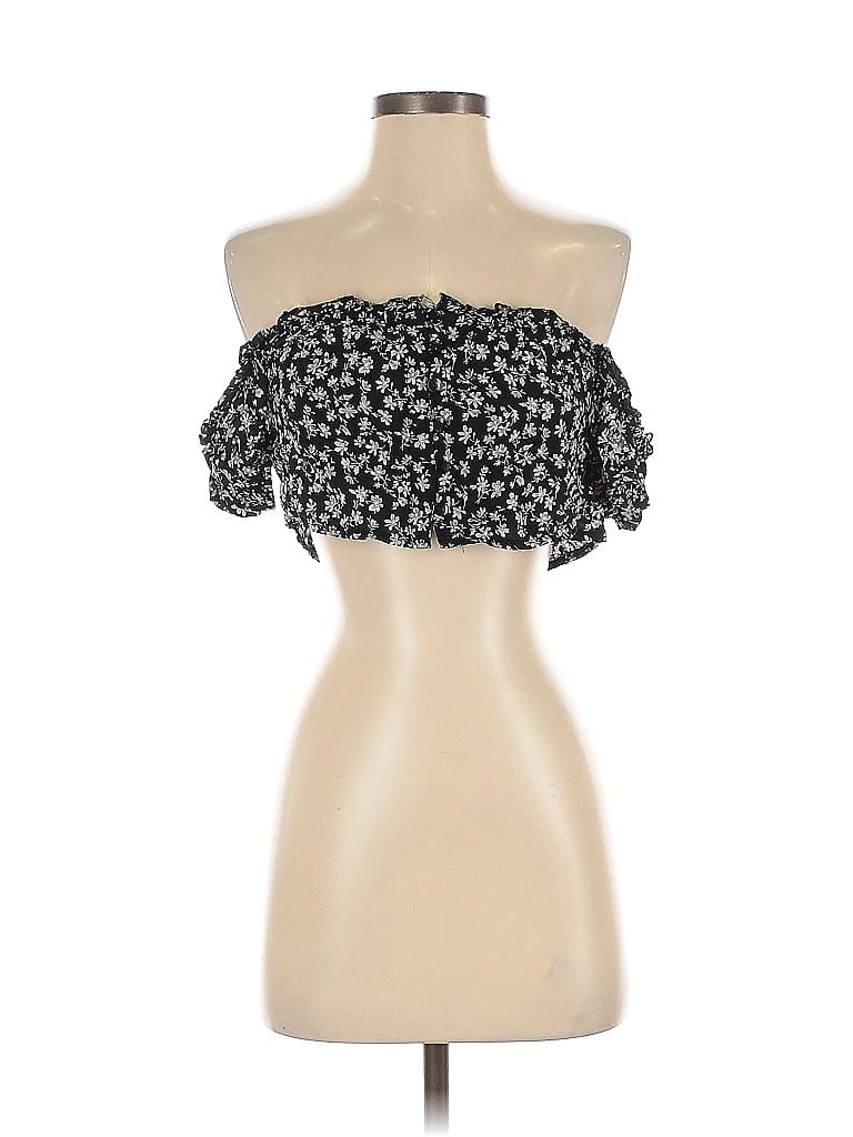 Pre-owned Seek The Label Sleeveless Blouse In Black