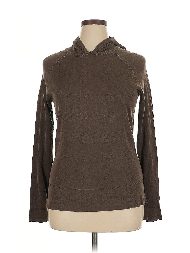 Pre-owned Make + Model Long Sleeve T-shirt In Brown