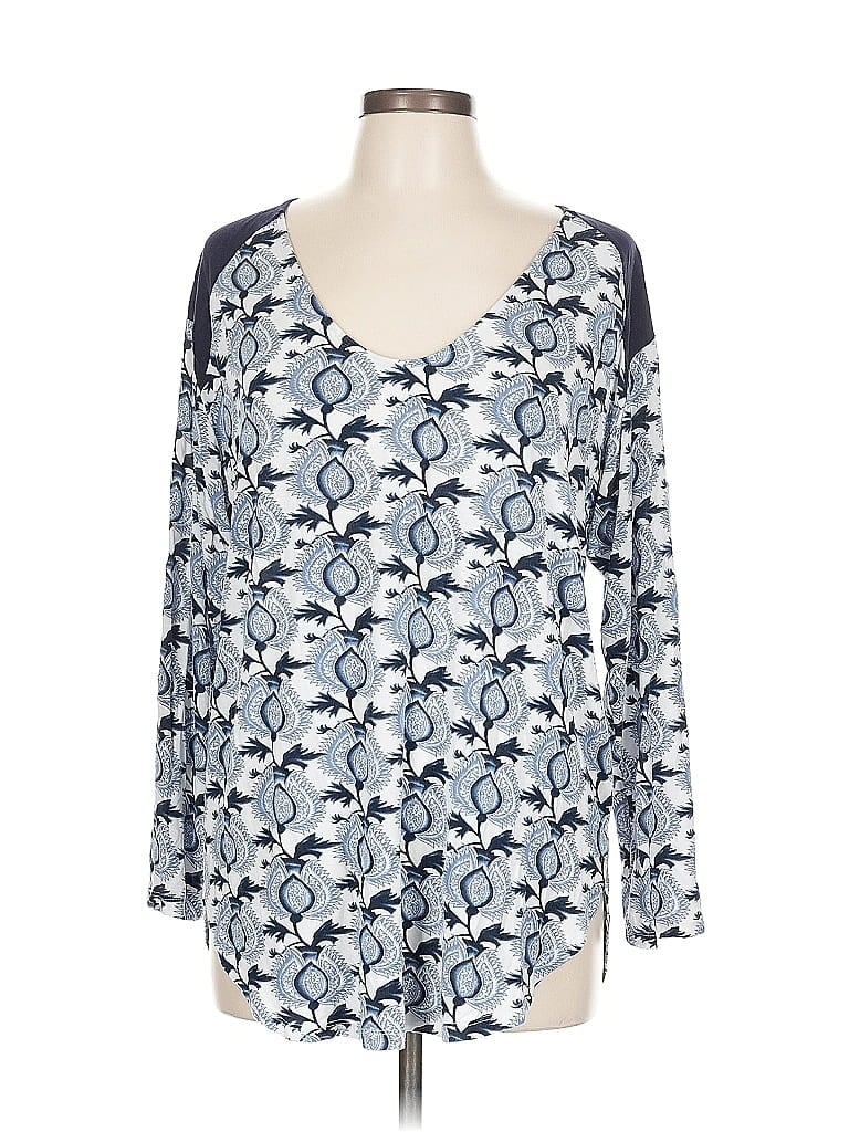 Pre-owned Porridge 3/4 Sleeve T-shirt In Blue