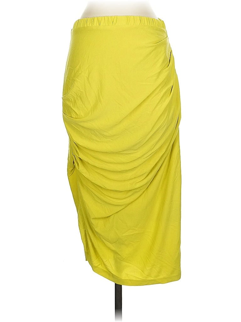 Pre-owned Express Casual Skirt In Yellow