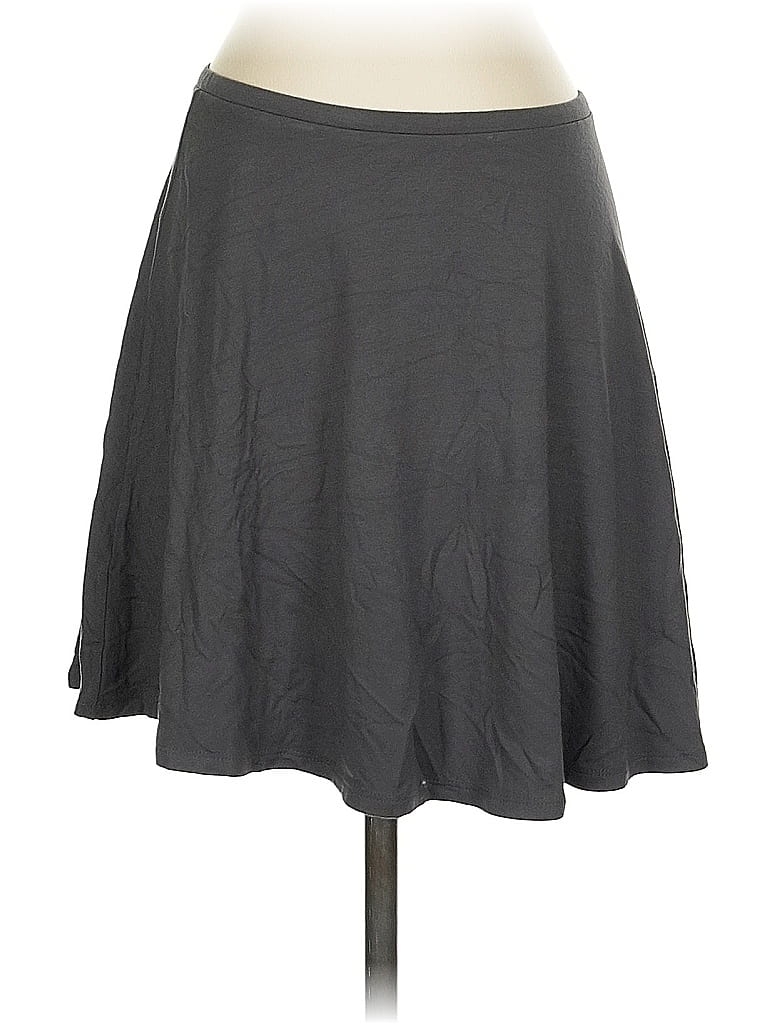 Pre-owned Express Casual Skirt In Gray