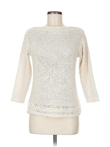 Linda Allard Ellen Tracy Silk Pullover Sweater (view 1)