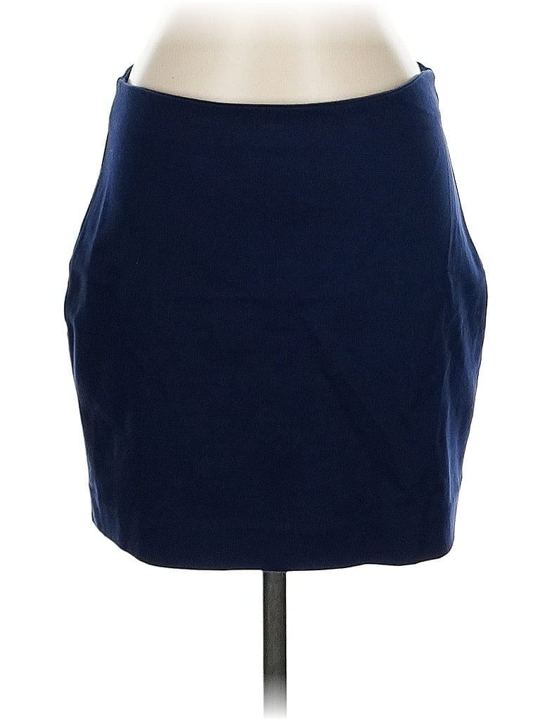 Pre-owned Express Casual Skirt In Blue
