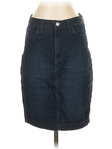 Just Black Denim Skirt (view 1)