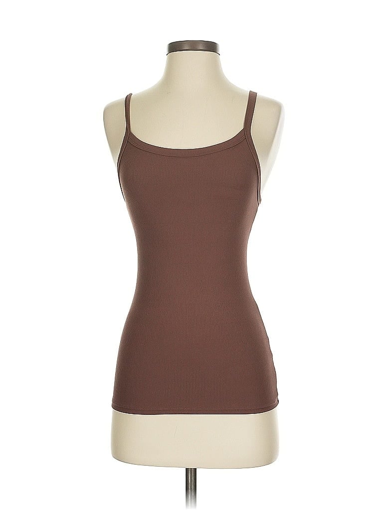 Pre-owned No Boundaries Tank Top Brown Strapless Neckline Tops