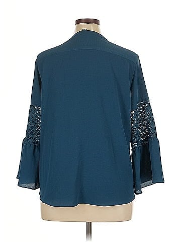 Roz & Ali 3/4 Sleeve Blouse (view 2)