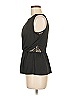 Bar III Black Sleeveless Blouse Size M - photo 5