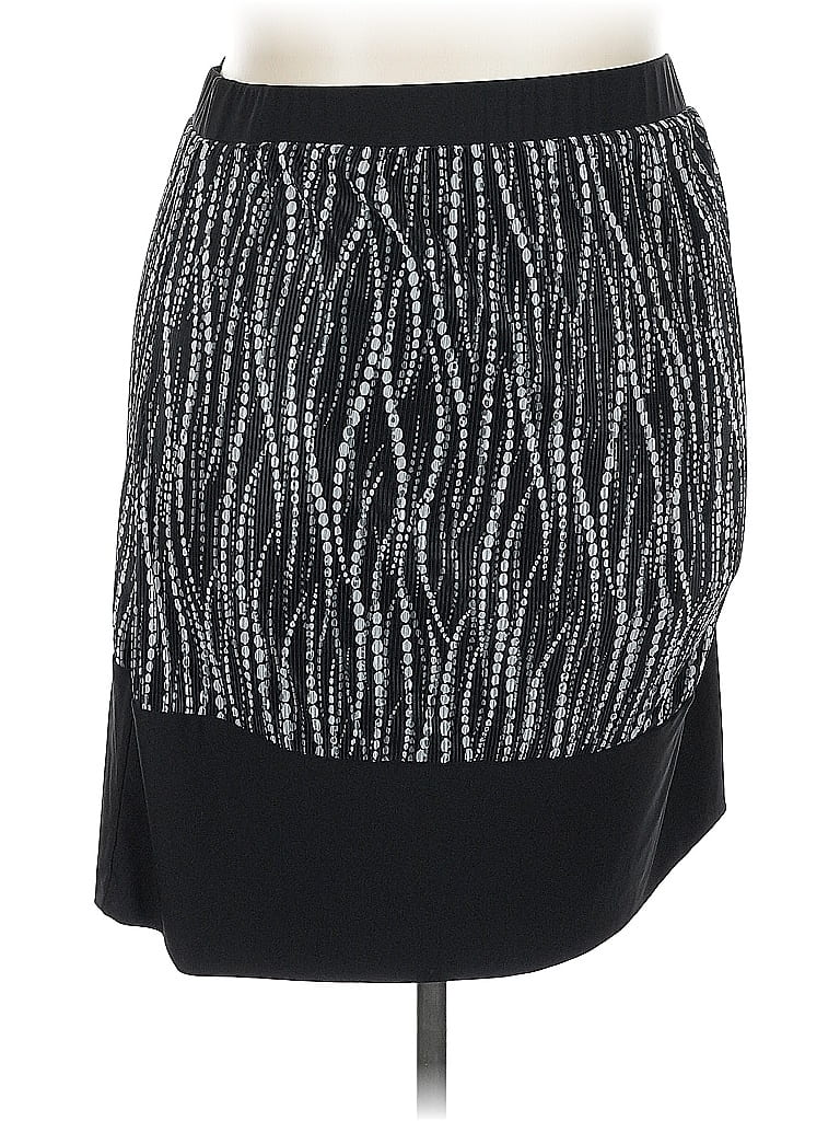 Pre-owned Lane Bryant Casual Skirt In Black