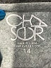 Chaser 100% Cotton Hearts Silver Sweatshirt Size 14 - photo 3