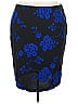 ECI Print Blue Formal Skirt Size 24 - photo 1