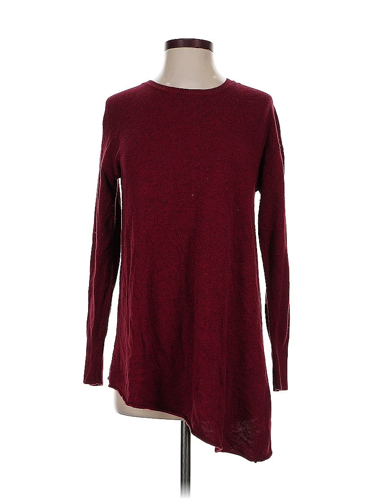 Pre-owned H By Halston Pullover Sweater In Burgundy