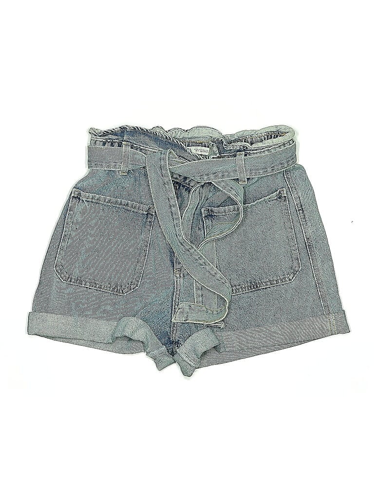 Click to view more detailed imagery on our partner's website Pre-owned Zara Denim Shorts In Gray