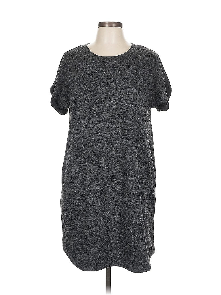 Pre-owned Adrienne Vittadini Casual Dress In Gray