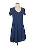 Lulus Solid Blue Casual Dress Size S - photo 1