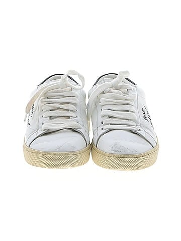 Saint Laurent Court Classic SL/06 Low Leather Sneakers (view 2)
