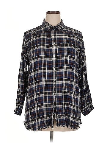 Karen Kane 3/4 Sleeve Button-Down Shirt (view 1)