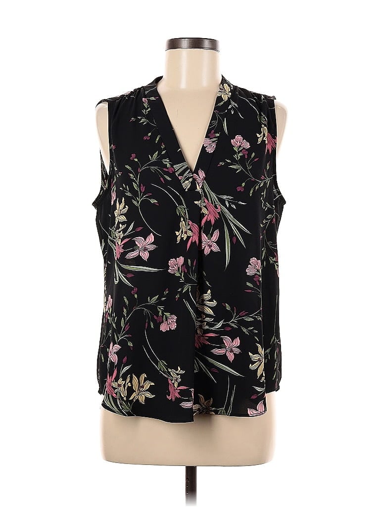Pre-owned Vince Camuto Sleeveless Blouse In Black
