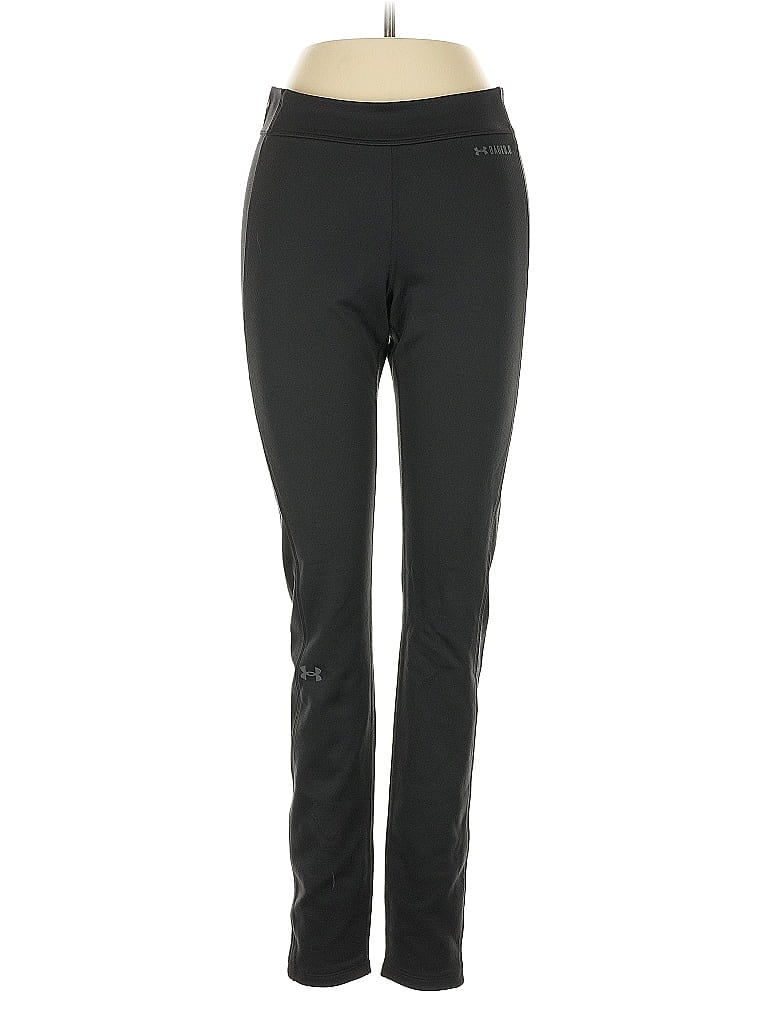 Pre-owned Under Armour Active Pants In Black