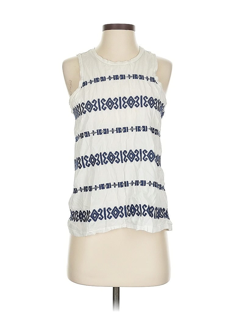 Pre-owned Madewell Sleeveless T-shirt In White