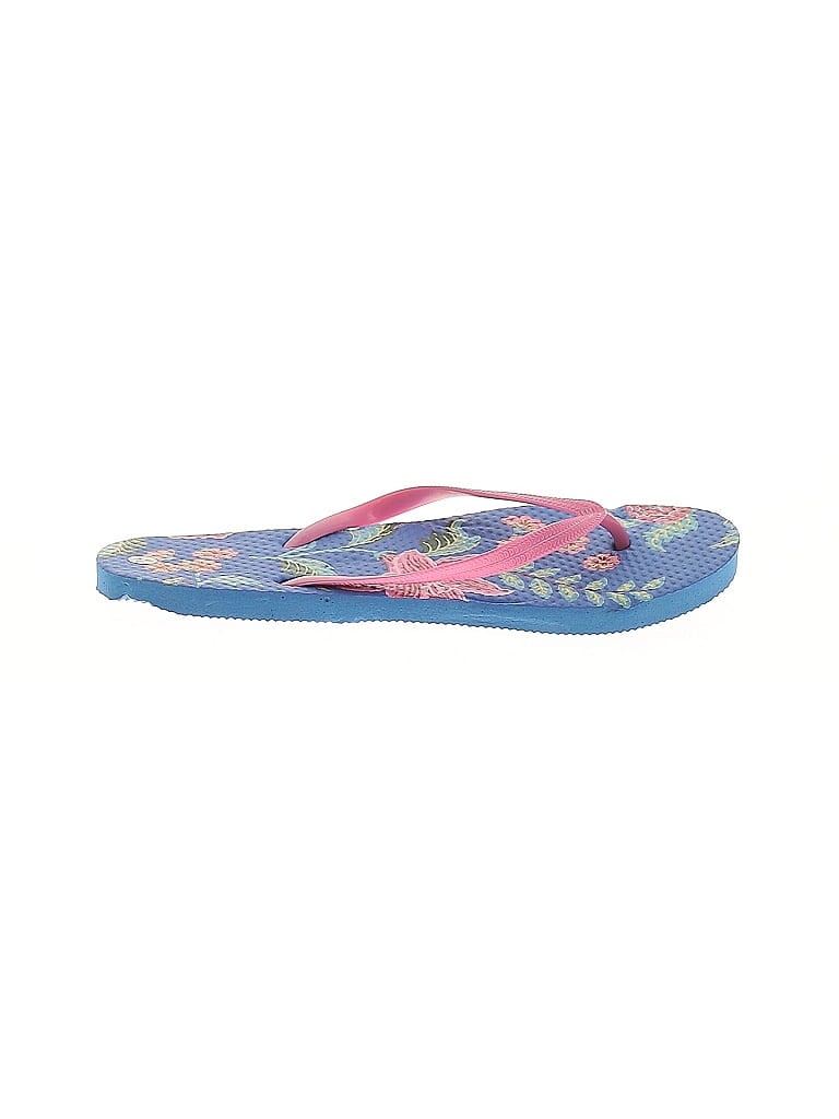 Pre-owned Unbranded Flip Flops In Blue