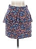 Whit Paisley Blue Casual Skirt Size 4 - photo 1