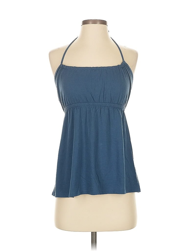 Pre-owned Gap Outlet Halter Top Blue Halter Neckline Tops