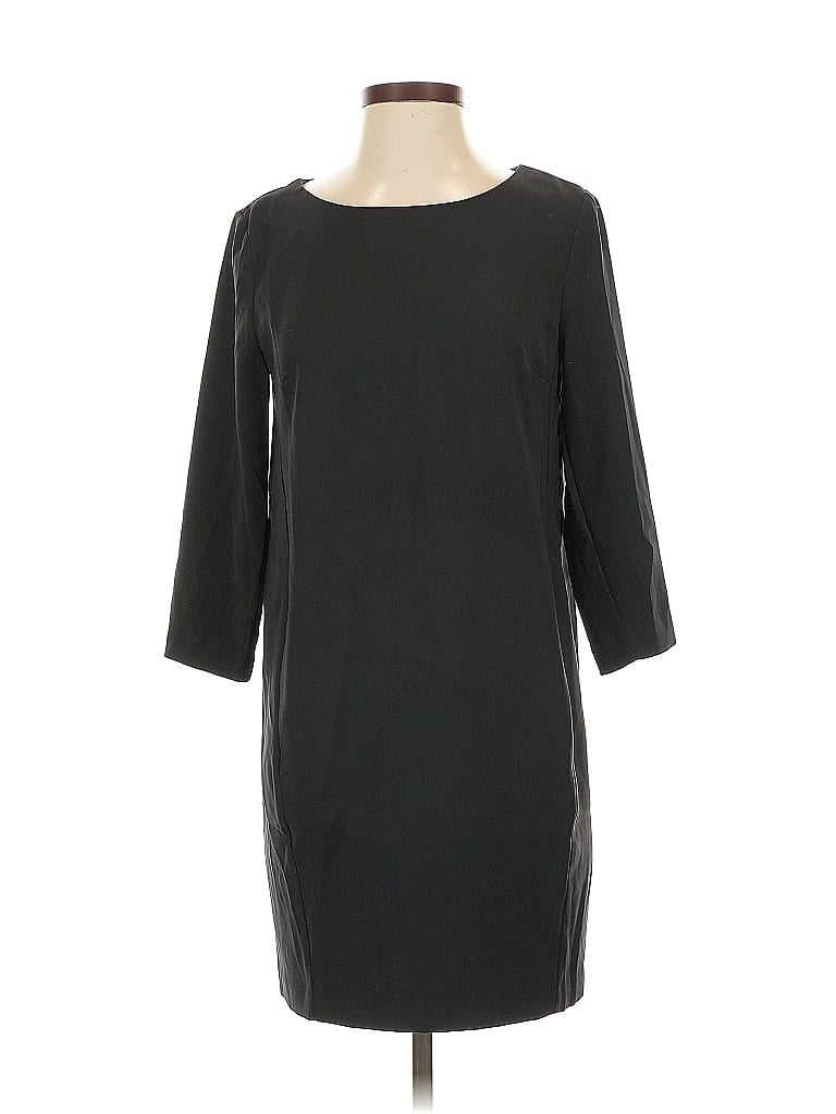 Pre-owned Lands' End Casual Dress In Gray